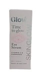 Skin Glow Eye Serum Vitamin C & Ceramides Time To Glow 30ml New