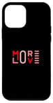 Coque pour iPhone 12 mini Graphisme rouge Red More Love