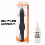Up Shot Thrusting Anal 6 Inch Vibrator Waterproof Silicone Sex Toy WITH £8 LUBE 