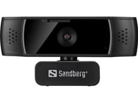 Sandberg Usb Webcam Autofokus Dualmic Webkamera