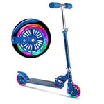 WeSkate Trottinette pour Enfants avec Roues Lumineuses à LED, Trottinettes à Hauteur Réglable pour Garçons et Filles de 3 à 10 Ans, Trottinette Pliante pour Enfants, Capacité de Poids de 110 LB