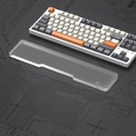 Repose-poignet pour TKL 80% Clavier - Wrist Rest - Premier Acrylique Transparent - Pieds en Caoutchouc Antidérapant - Ergonomique Keyboard Palm Rest pour Office/Gaming/Typing/Laptop