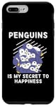 iPhone 7 Plus/8 Plus Cute Penguins Is My Secret To Happiness Penguins Lover Case