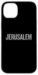 iPhone 14 Plus Jerusalem Vintage City Design Travel Destination Case