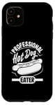 iPhone 11 Professional Hot Dog Eater Enthusiast Fun Case