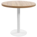 Bistropöytä vaaleanruskea 80 cm MDF