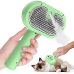 Brosse Chien Chat à Vapeur, 3 En 1 Peigne De Massage En Spray Pour Chats, Brosse à Chat Rechargeable, Avec Réservoir D'eau, Brosse Pour Chats à Poils Courts Et Longs, Idéal Pour Massage,Soin