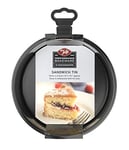 Tala Performance, Loose Base Round Sandwich Cake Tin, Professional Gauge Carbon Steel with Whitford Eclipse Non-Stick Coating, 6 Inch / 15cm Cake Pan