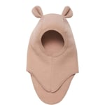 HUTTEliHUT TEDDY balaclava wool fleece bear ears – dusty rose - 6-12m