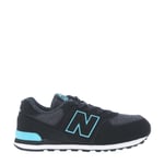 New Balance Boys Boy's Juniors 574 Laced Trainers in Black Royal - Black/Blue Suede - Size UK 4.5