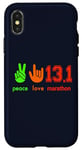 iPhone X/XS Peace Love 13.1 Half Marathon Cool Running Runners Case