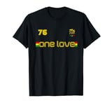 Roots Reggae 80s Jersey Judah Lion Shirt Rasta Jamaican Flag T-Shirt