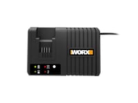 Worx Wa3867, Batterilader, Worx, Wa3550.1, Sort, Lithium-Ion (Li-Ion), 1,5 At