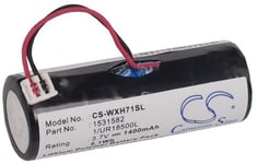 Batteri 1/UR18500L för Wella, 3.7V, 1400 mAh