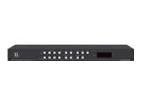 KRAMER VS-44UHDA 4x4 4K60 4:2:0 HDMI Matrix Switcher with Audio Embedding/De-embedding - Video/audio switch - rackmonterbar