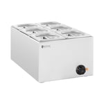 Royal Catering Bain Marie - 640 W 6 x GN 1/6