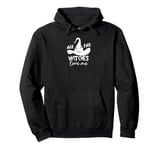 All The Witches Love Me - Funny Halloween Witch Hat Pullover Hoodie