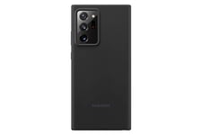 Samsung Étui de Protection arrière en Silicone Galaxy Note20 Ultra 5G, Noir (Version américaine) (EF-PN985TBEGUS)