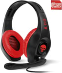 Casque Micro ""PRO-NH5"" pour SWITCH / SON STEREO 2.0 / HP 40 mm avec Coussinets Rembourrés / Arceau Ajustable