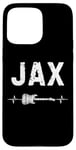 Coque pour iPhone 15 Pro Max Jax Guitare Battement De Coeur Musique Guitariste