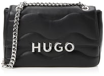 HUGO Women's Lizzie Shoulder Bag, Schwarz, One Size