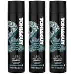 Toni & Guy Men Deep Clean Shampoo Everyday Freshness 250ml Charcoal Extract x3