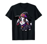 Scary Halloween Goat Witch Hat Costume Spooky Season T-Shirt