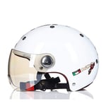 Casque Casque Casque de Course Hors Route Casque de Sport Casque de vélo Certification CE pour Enfants de 3-13 Ans Casque de Skateboard White-M