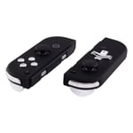 eXtremeRate Chrome Silver D-pad ABXY Keys SR SL L R ZR ZL Trigger Buttons Springs, Full Set Buttons Fix Kits for Nintendo Switch Joycon & Switch OLED Joy con (D-pad ONLY Fits Joy con D-pad Shell)
