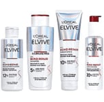 L’Oreal Paris Elvive Bond Repair Pre-shampoo  Shampoo Conditioner Serum FULL SET