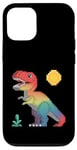 iPhone 12/12 Pro Pixel Dinosaur Retro Style - 8-Bit Dino Graphic Case