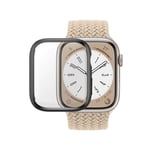 PanzerGlass Apple Watch Series 8 45mm Heltäckande skal med skärmskydd D3O, Svart