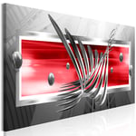 Billede - Silver Wings (1 Part) Narrow Red - 120 x 40 cm - Standard