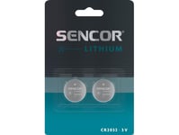 Sencor Litiumbatteri, Cr2032, Cr2032, 3V, Sencor, Blister, 2-Pack