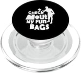 Check Out My Fun Bags Jeu de lancer de cornhole PopSockets PopGrip pour MagSafe