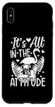 Coque pour iPhone XS Max Flamant rose – It's All In The Attitude – Drôle de flamant rose