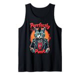 Punk cat for a Punk cat friend cat owner Tank Top