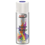 APR3 - S4005010 Vernis peinture Acrylique Multi-Usage, Couleur Bleu Gentiane RAL 5010, Aérosol En Fer-Blanc Recyclable de 400 ml