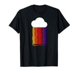 Cloud with Rainbow Rain Code Wave T-Shirt