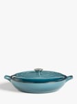 John Lewis Cast Iron Shallow Casserole, 31cm