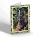 CHRISTMAS CARD Vintage Isle of Man - The Falls, Dhoon Glen (b)