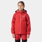 Helly Hansen Junior Juell Vattentät Jacka Röd 164/14