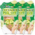 7TH HEAVEN Cucumber Peel-Off Mask for Removing Dirt and Grime 10ml *PACK OF 3*