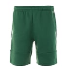 Lacoste Mens Logo Tape Shorts - Green material_cotton - Size 2XL