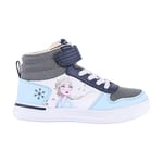 CERDÁ LIFE'S LITTLE MOMENTS Baskets Montantes Fille La Reines des Neiges | Chaussure de Sport Haute Combinaison Imbattable de Style et de Confort, Bleu, 30 EU