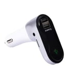 Hands Free langaton Bluetooth FM-lähetin + AUX-modulaattori autosarja MP3-soitin TF SD USB LCD Autotarvikkeet