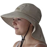 Petit Coffre-Fort Chapeau de Soleil avec Protection Anti-UV Travelite avec protège-Nuque