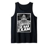 I Survived the Bar Exam, Funny Lawyer Design Tank Top