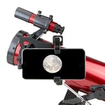 Carson Red Planet Series Télescope réflecteur newtonien 35-78 x 76 mm avec Adaptateur numérique Universel pour Smartphone (RP-100SP), Taille S