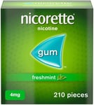 Nicorette Freshmint Gum 4mg 210s